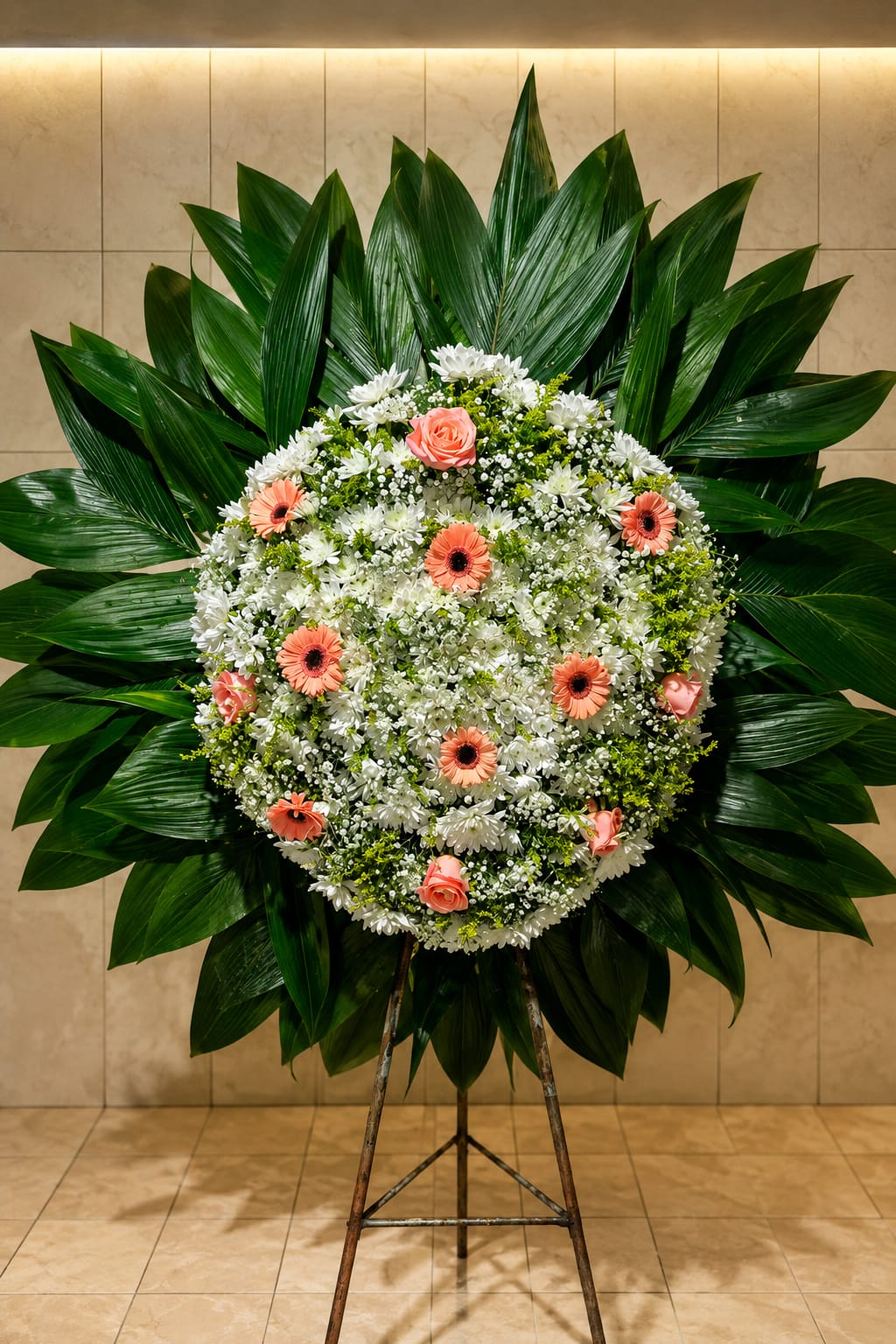 Coroas de flores médias (1,40m)