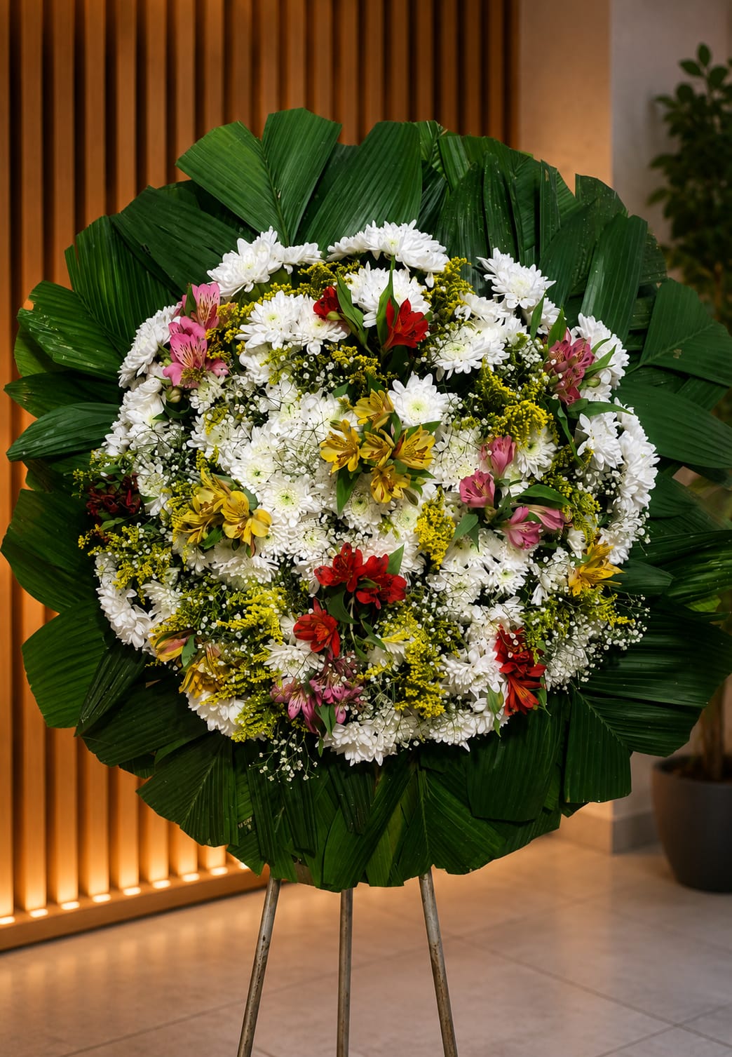 Coroas de flores pequenas (1,10m)